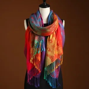 Xale Paisley com Franjas — Vista principal